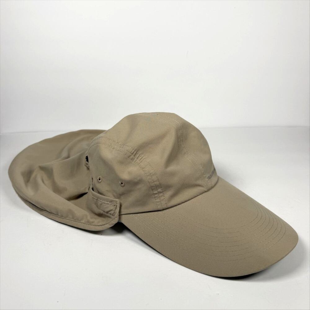 Field & Stream Baseball Cap Mens One Size Beige Sun Hat Neck Flap Outdoor